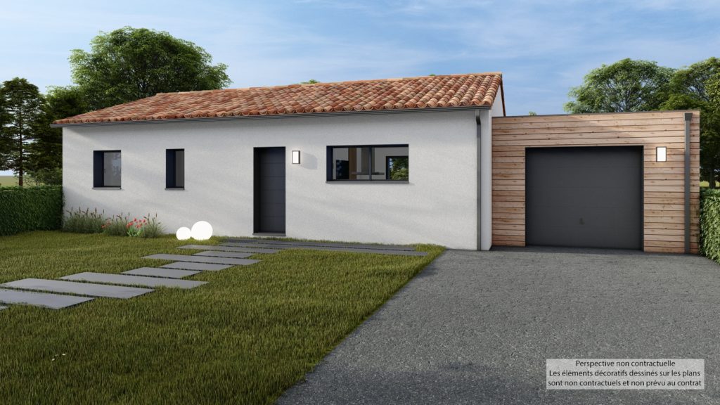 Maison+Terrain de 6 pièces avec 3 chambres à Sainte-Pazanne 44680 – 303500 € - BF-26-06-08-8