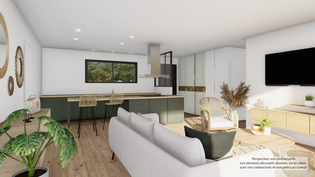 Maison+Terrain de 6 pièces avec 3 chambres à Sainte-Pazanne 44680 – 303500 € - BF-26-06-08-8
