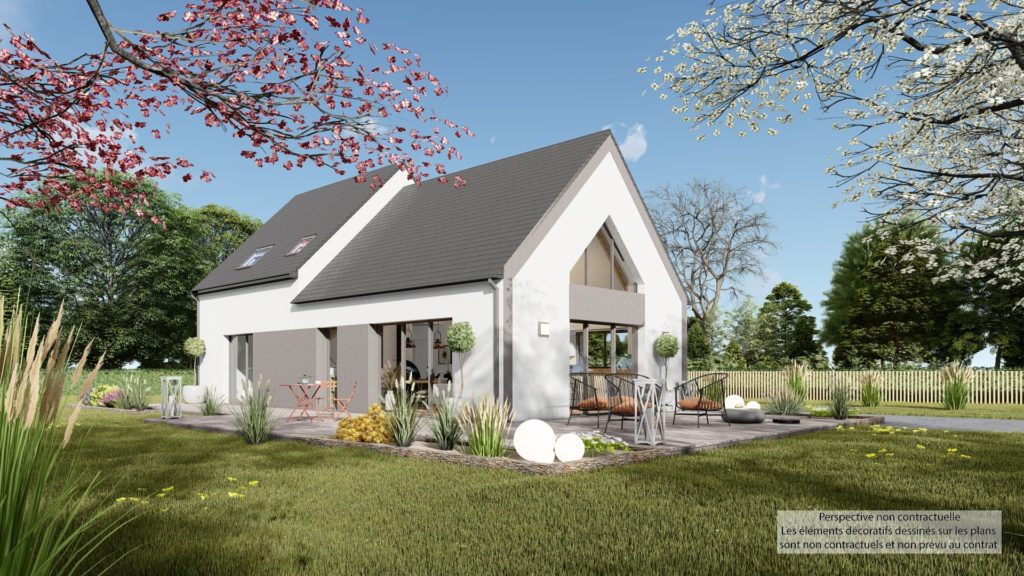 Maison+Terrain de 4 pièces avec 3 chambres à Ploneour-Lanvern 29720 – 291000 € - DPAS-26-03-21-87