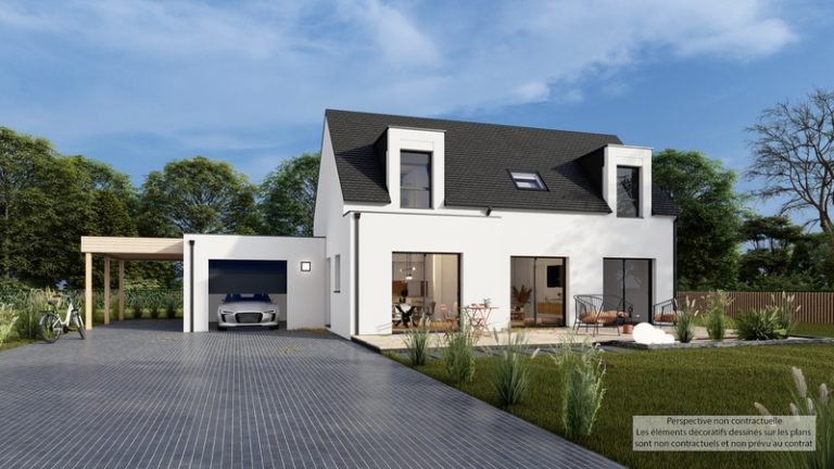 Maison+Terrain de 5 pièces avec 4 chambres à Saint-Yvi 29140 – 298220 € - YDEM-26-10-06-52