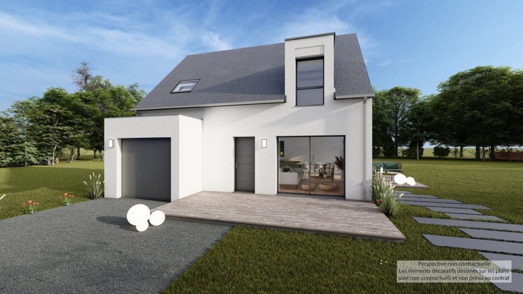 Maison+Terrain de 4 pièces avec 3 chambres à Saint-Domineuc 35190 – 236250 € - HHE-26-06-08-42