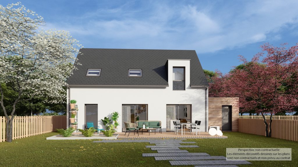 Maison+Terrain de 5 pièces avec 4 chambres à Concarneau 29900 – 314800 € - YDEM-26-06-03-18