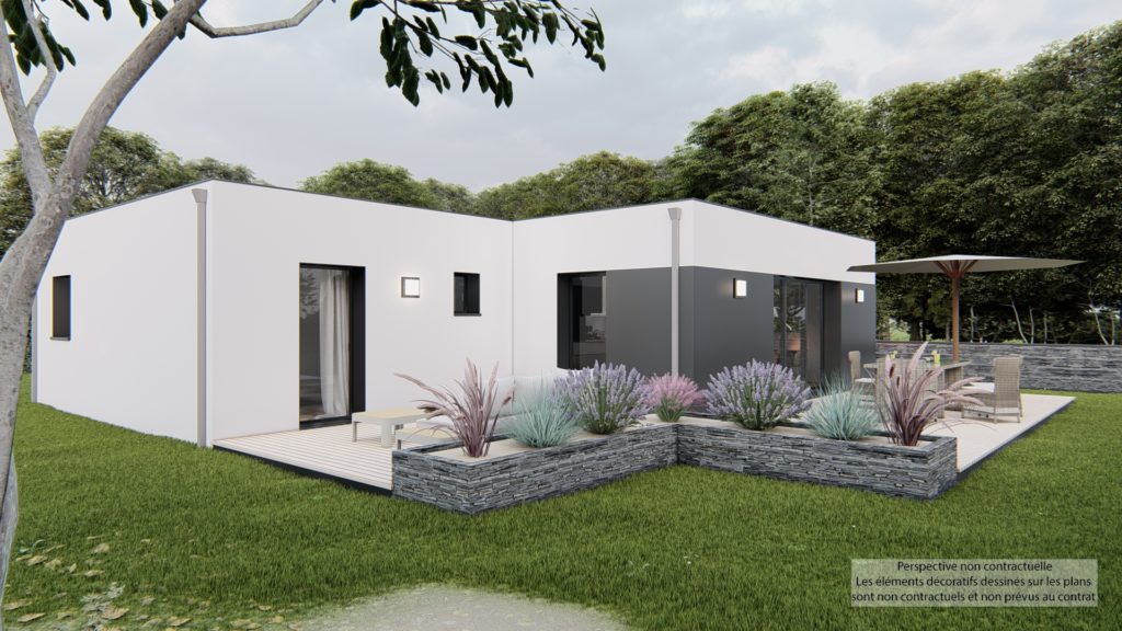 Maison+Terrain de 4 pièces avec 3 chambres à Pleuven 29170 – 299000 € - YDEM-26-06-19-10