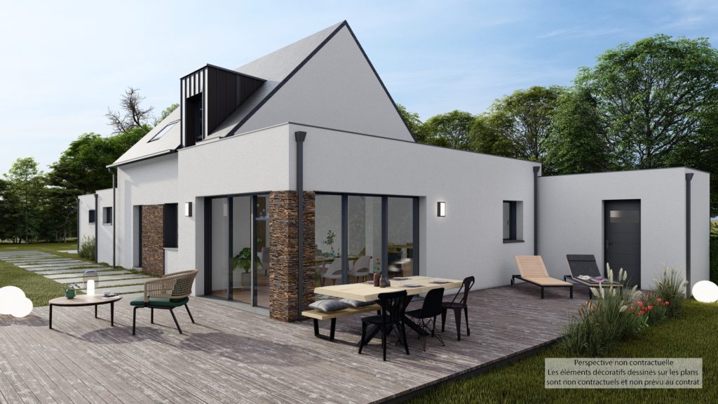 Maison+Terrain de 6 pièces avec 4 chambres à Treffiagat 29730 – 405000 € - ISE-26-02-15-122