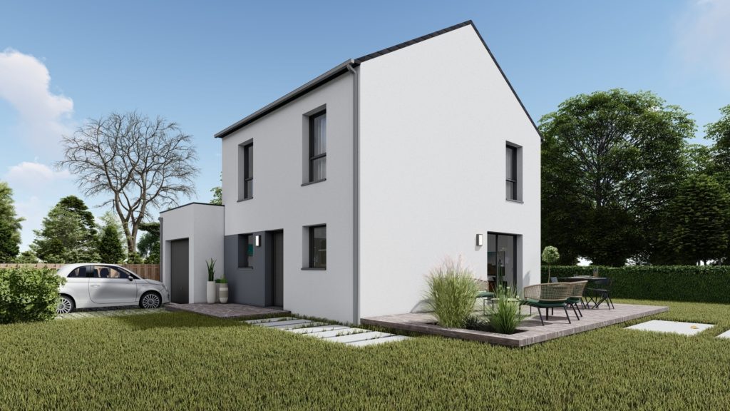 Maison+Terrain de 5 pièces avec 4 chambres à Lesneven 29260 – 248780 € - ETRE-26-06-29-67