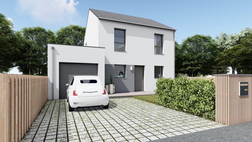 Maison+Terrain de 5 pièces avec 4 chambres à Lesneven 29260 – 248780 € - ETRE-26-06-29-67