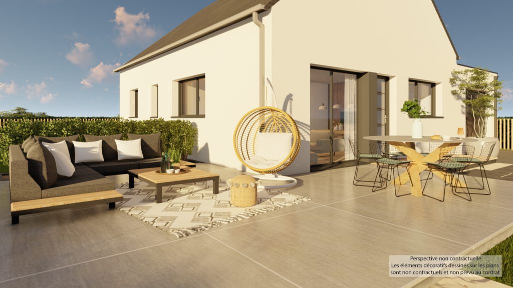 Maison+Terrain de 4 pièces avec 2 chambres à Saint-Pabu 29830 – 232780 € - ETRE-26-06-01-23