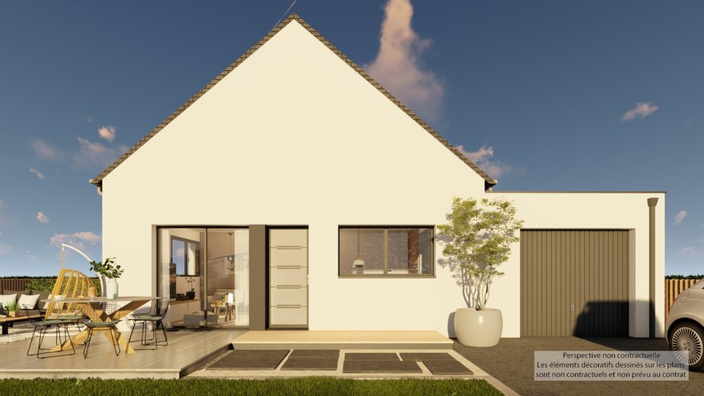 Maison+Terrain de 4 pièces avec 2 chambres à Saint-Pabu 29830 – 232780 € - ETRE-26-06-01-23