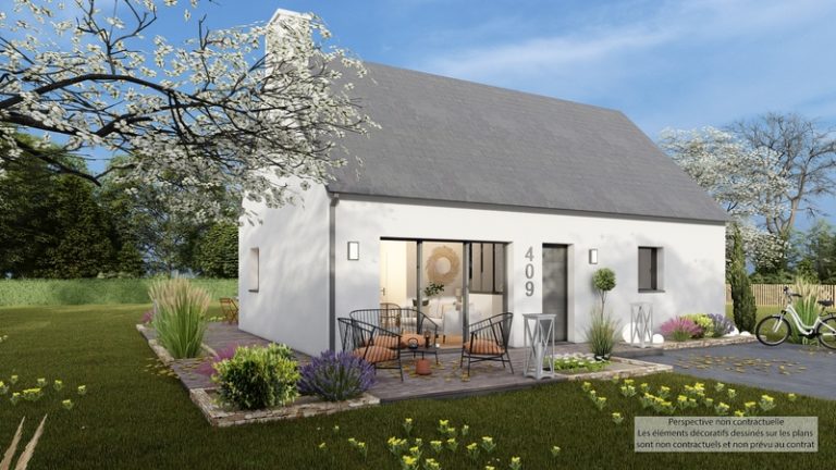 Maison+Terrain de 3 pièces avec 2 chambres à Pleurtuit 35730 – 289700 € - GESC-26-07-09-25
