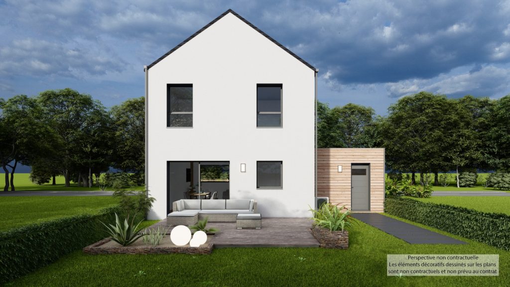 Maison+Terrain de 4 pièces avec 3 chambres à Cesson-Sevigne 35510 – 345090 € - EPLA-26-07-09-62