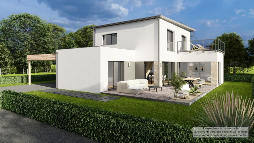 Maison+Terrain de 5 pièces avec 4 chambres à Chateaugiron 35410 – 378800 € - EPLA-26-06-09-63