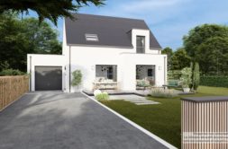 Maison+Terrain de 5 pièces avec 4 chambres à Plesder 35720 – 264000 € - HHE-26-06-01-37