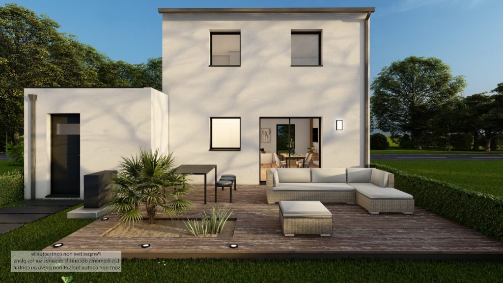 Maison+Terrain de 5 pièces avec 3 chambres à Bouguenais 44340 – 286430 € - QUCH-26-06-01-15