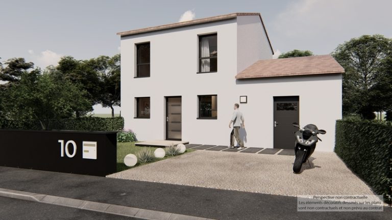 Maison+Terrain de 6 pièces avec 4 chambres à Bouguenais 44340 – 296240 € - QUCH-26-07-15-48