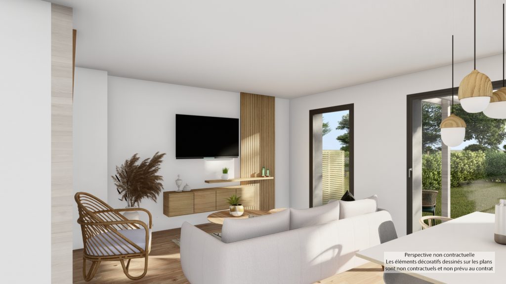 Maison+Terrain de 4 pièces avec 3 chambres à L&rsquo;Hermitage 35590 – 308433 € - NODE-26-06-10-22