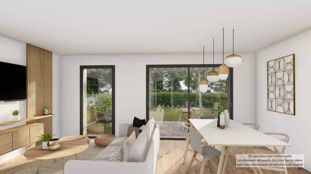 Maison+Terrain de 4 pièces avec 3 chambres à L&rsquo;Hermitage 35590 – 308433 € - NODE-26-06-10-22