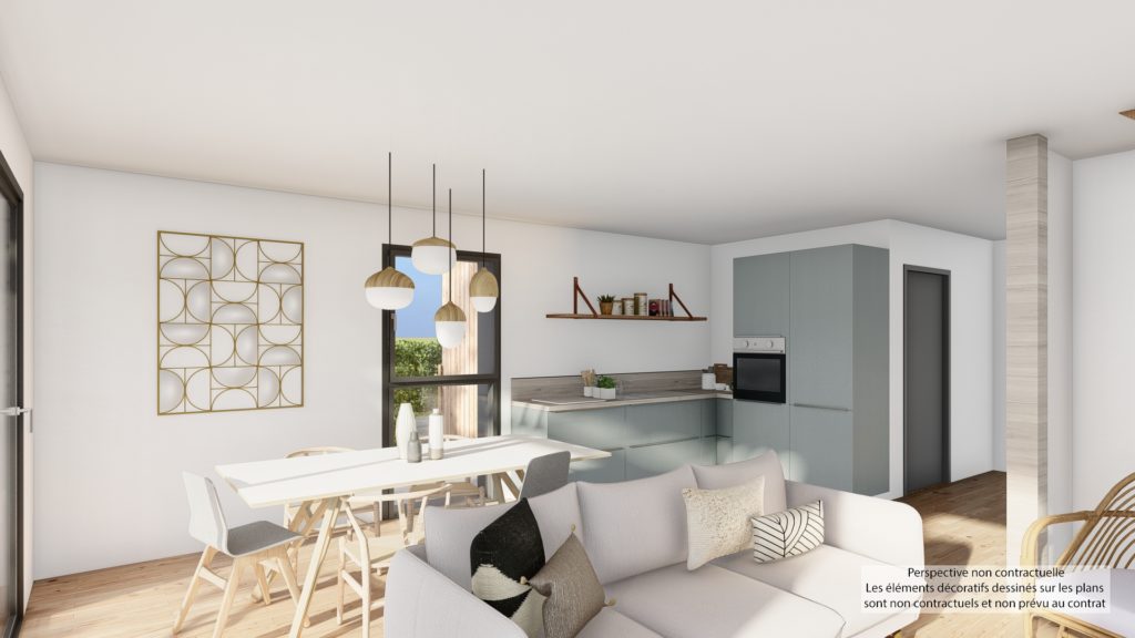 Maison+Terrain de 4 pièces avec 3 chambres à L&rsquo;Hermitage 35590 – 308433 € - NODE-26-06-10-22