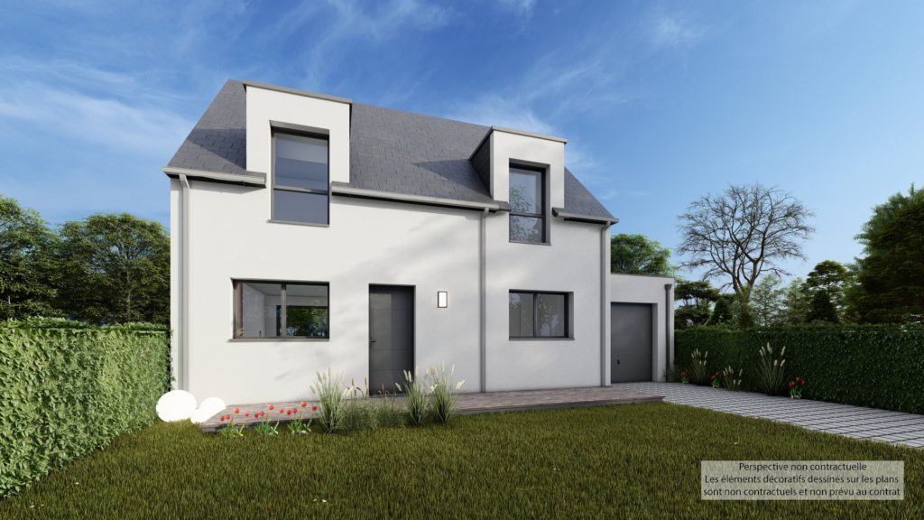 Maison+Terrain de 5 pièces avec 4 chambres à Chateaubourg 35220 – 273810 € - EPLA-26-08-27-62