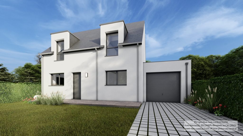 Maison+Terrain de 5 pièces avec 4 chambres à Chateaubourg 35220 – 273810 € - EPLA-26-08-27-62