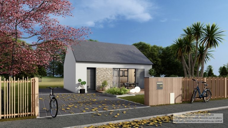 Maison+Terrain de 3 pièces avec 2 chambres à Locmiquelic 56570 – 259261 € - ANVI-26-06-11-2