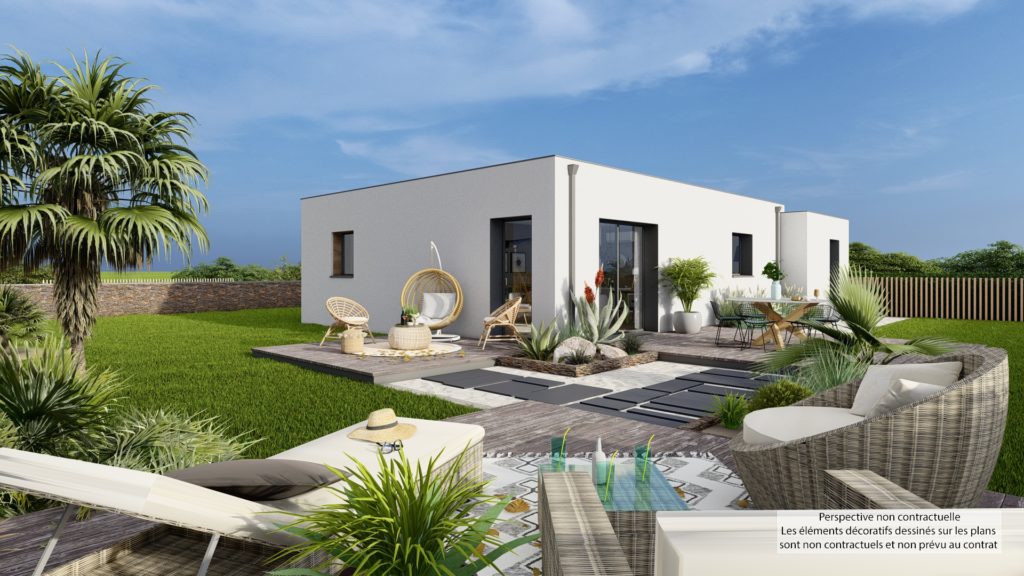 Maison+Terrain de 3 pièces avec 2 chambres à Garlan 29610 – 232900 € - VVAN-26-06-02-29