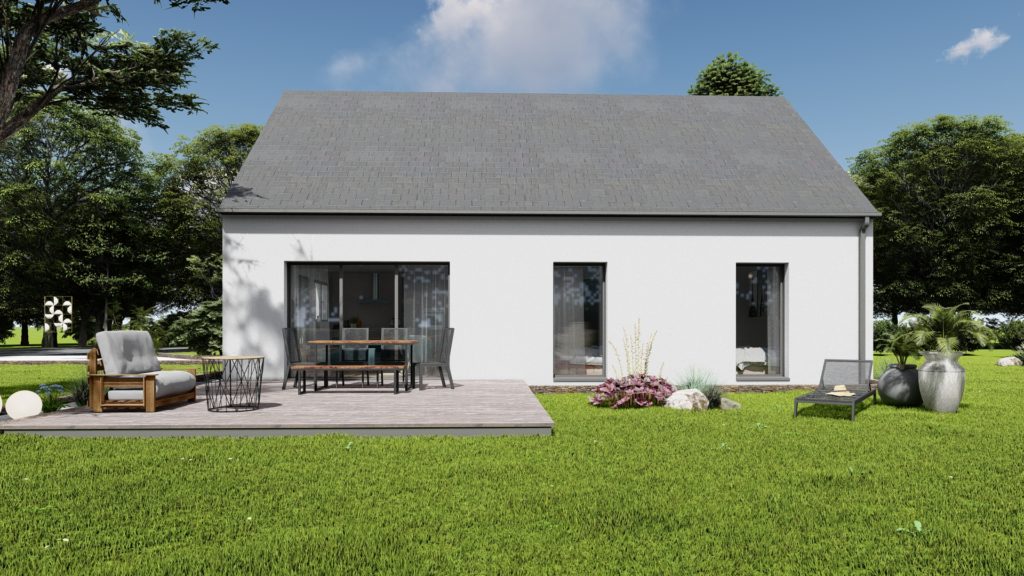 Maison+Terrain de 4 pièces avec 3 chambres à Saint-Pere-Marc-en-Poulet 35430 – 245000 € - DAJE-26-06-01-35