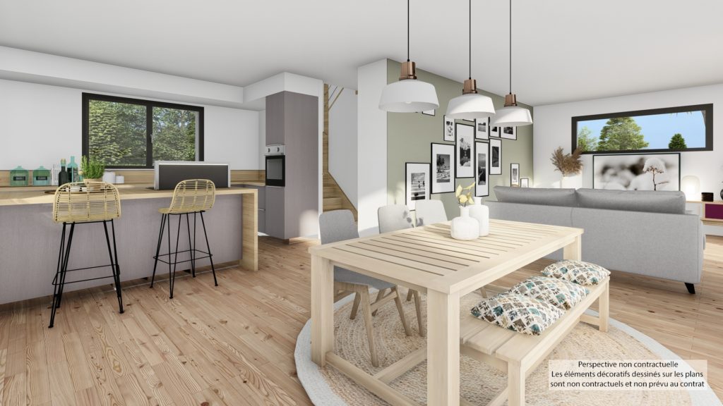 Maison+Terrain de 4 pièces avec 3 chambres à Le-Vivier-sur-Mer 35960 – 283500 € - DAJE-26-06-23-21