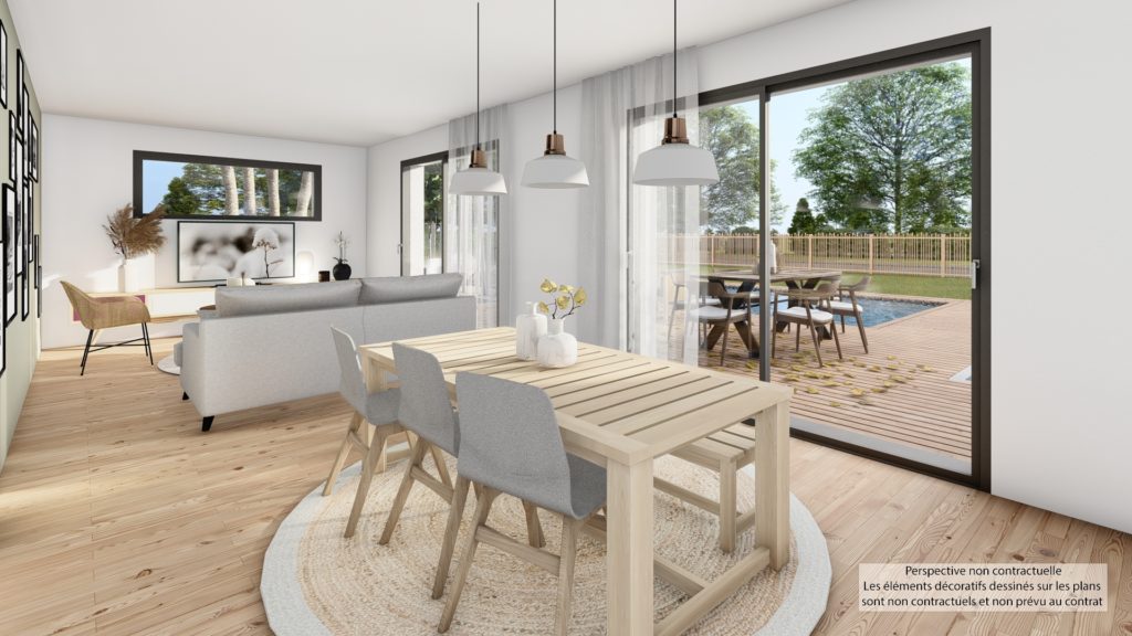 Maison+Terrain de 4 pièces avec 3 chambres à Le-Vivier-sur-Mer 35960 – 283500 € - DAJE-26-06-23-21