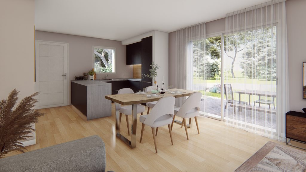 Maison+Terrain de 4 pièces avec 2 chambres à Saint-Martin-des-Champs 29600 – 163240 € - VVAN-26-06-10-10