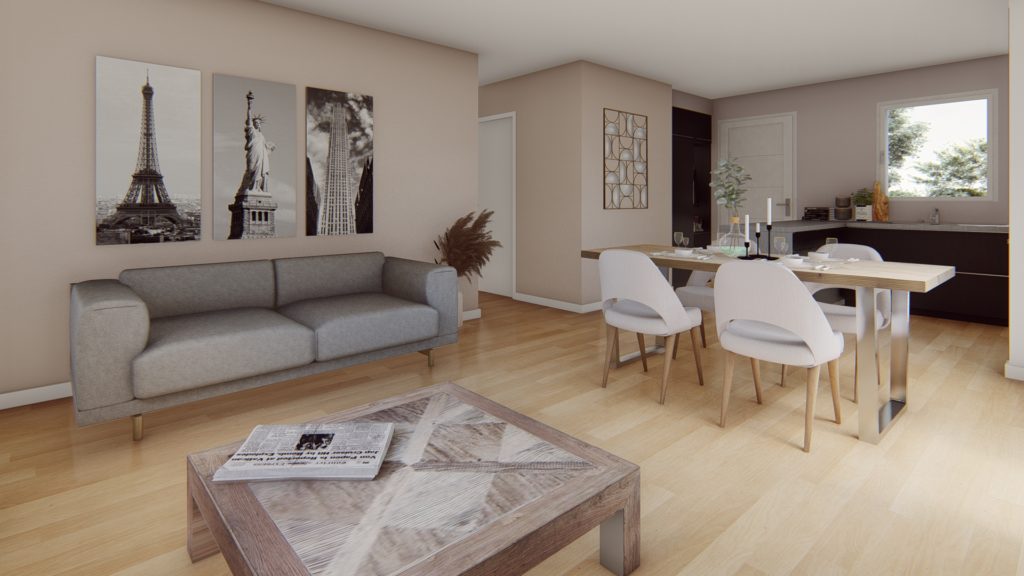 Maison+Terrain de 4 pièces avec 2 chambres à Saint-Martin-des-Champs 29600 – 163240 € - VVAN-26-06-10-10