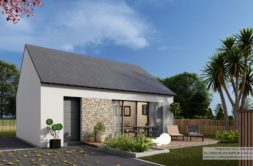 Maison+Terrain de 3 pièces avec 2 chambres à Bobital 22100 – 169789 € - GESC-26-05-18-32