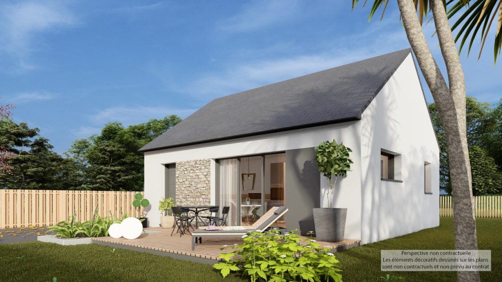 Maison+Terrain de 3 pièces avec 2 chambres à Pleurtuit 35730 – 260890 € - GESC-26-08-03-34
