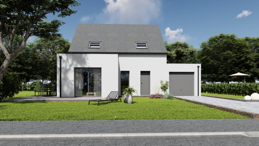 Maison+Terrain de 5 pièces avec 4 chambres à Plouaret 22420 – 241746 € - PBOU-26-05-21-91