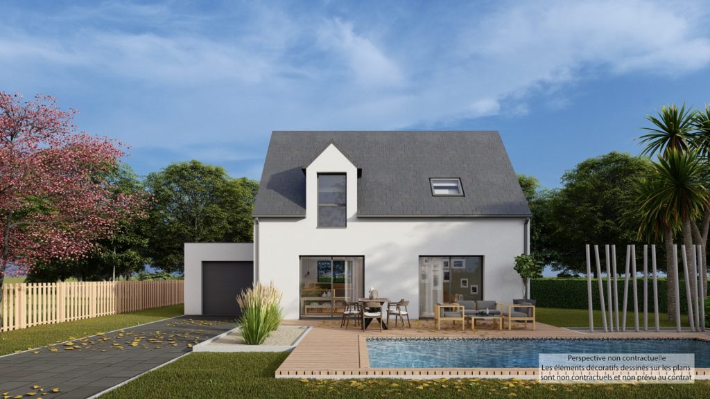 Maison+Terrain de 5 pièces avec 4 chambres à Chantepie 35135 – 345000 € - NODE-26-06-02-76