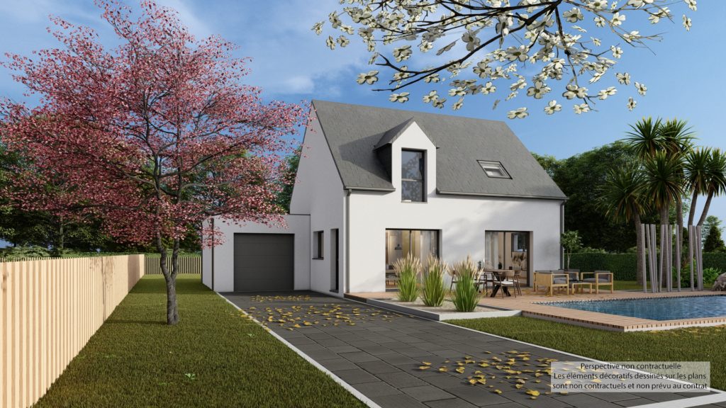 Maison+Terrain de 5 pièces avec 4 chambres à Chantepie 35135 – 345000 € - NODE-26-06-02-76