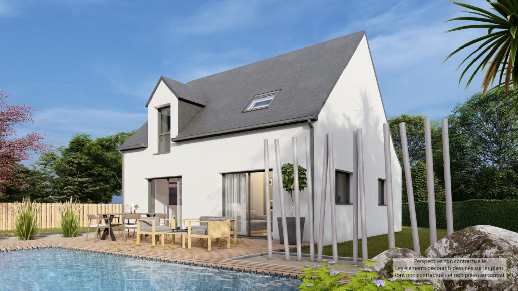 Maison+Terrain de 5 pièces avec 4 chambres à Chantepie 35135 – 345000 € - NODE-26-06-02-76
