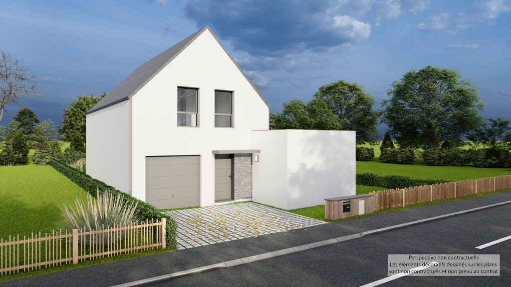 Maison+Terrain de 5 pièces avec 4 chambres à Pleurtuit 35730 – 360000 € - DAJE-26-06-01-23