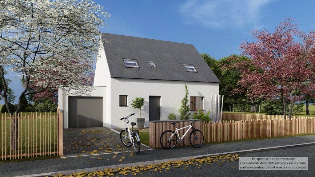 Maison+Terrain de 5 pièces avec 4 chambres à Saint-Guinoux 35430 – 271700 € - DAJE-26-06-01-29