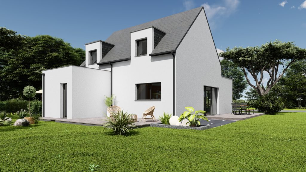 Maison+Terrain de 5 pièces avec 4 chambres à Plancoet 22130 – 283083 € - GESC-26-07-09-20