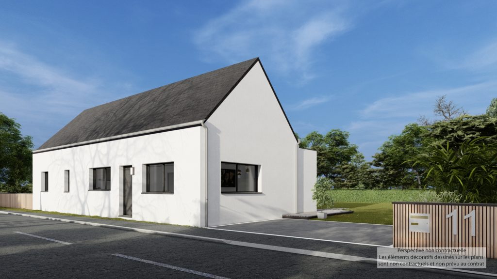 Maison+Terrain de 4 pièces avec 3 chambres à Plomeur 29120 – 271000 € - DAJE-26-10-06-49