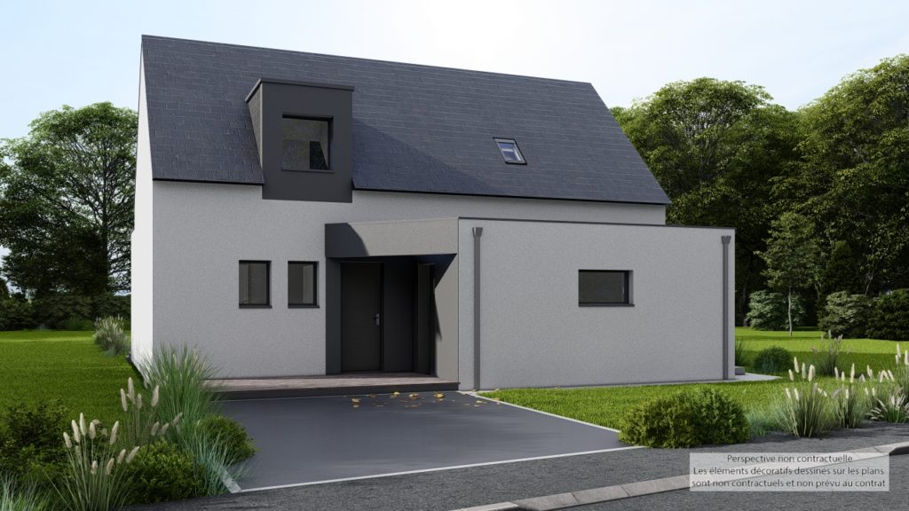 Maison+Terrain de 5 pièces avec 4 chambres à Saint-Guinoux 35430 – 286700 € - DAJE-26-06-01-30