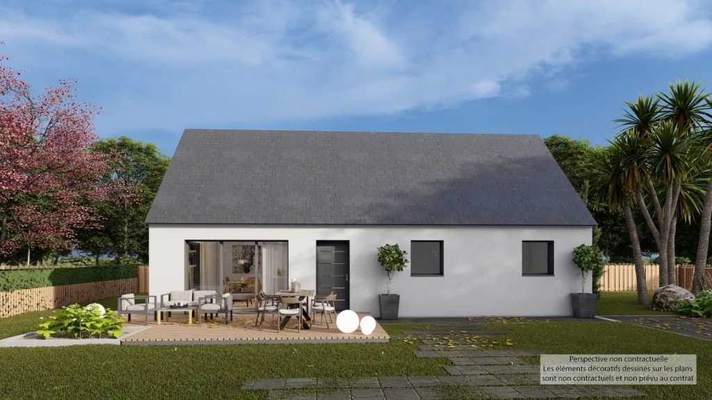Maison+Terrain de 4 pièces avec 3 chambres à Le-Vivier-sur-Mer 35960 – 241000 € - DAJE-26-06-15-50