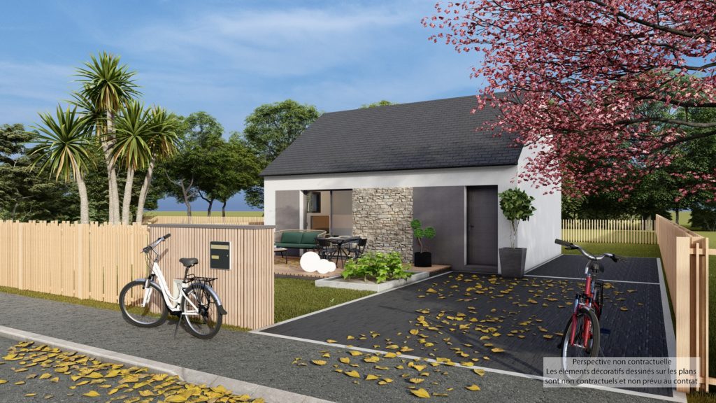 Maison+Terrain de 3 pièces avec 2 chambres à Clohars-Carnoet 29360 – 212200 € - LSE-26-05-25-23