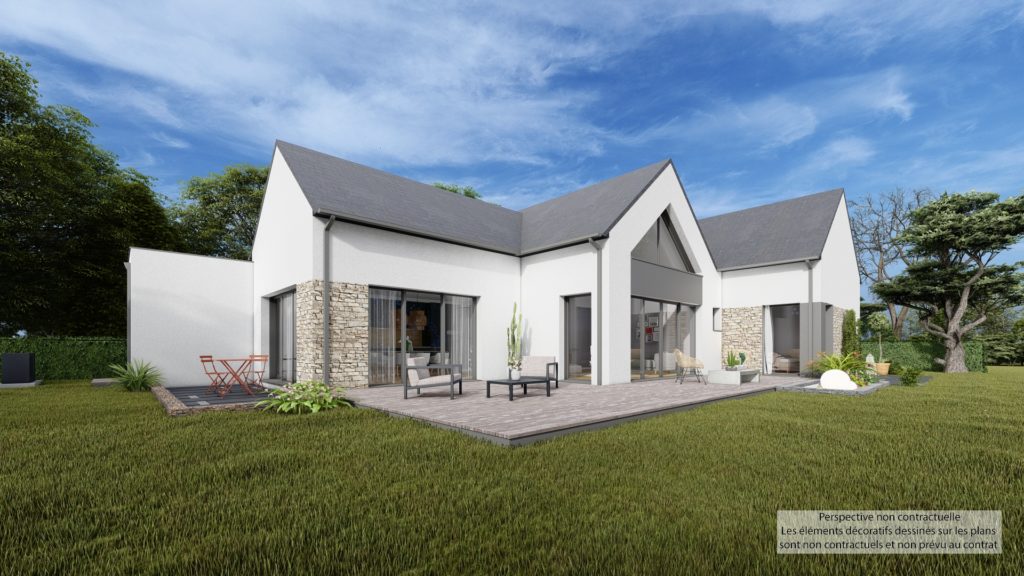 Maison+Terrain de 6 pièces avec 3 chambres à Clohars-Carnoet 29360 – 452200 € - LSE-26-05-25-22
