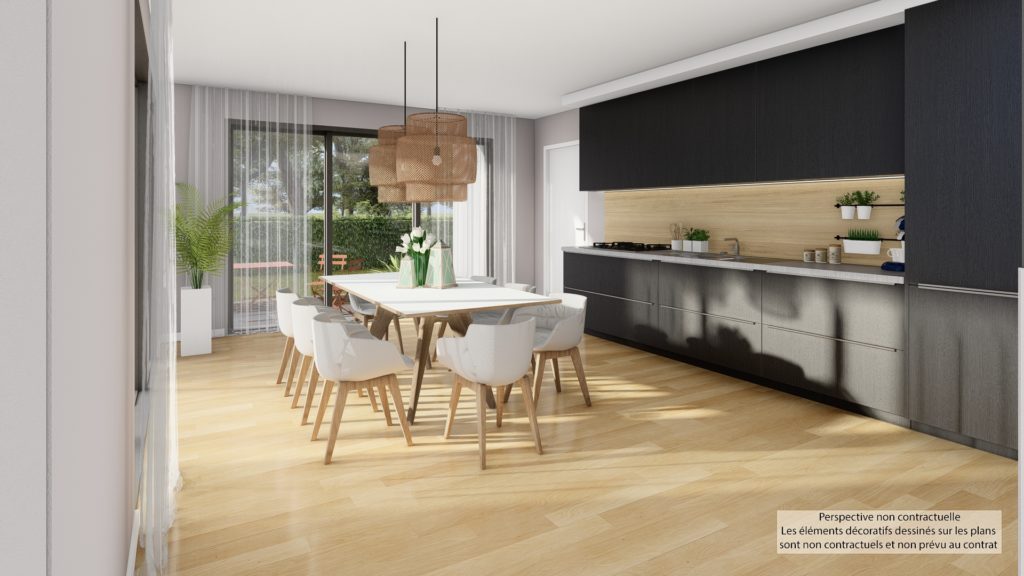 Maison+Terrain de 6 pièces avec 3 chambres à Clohars-Carnoet 29360 – 452200 € - LSE-26-05-25-22