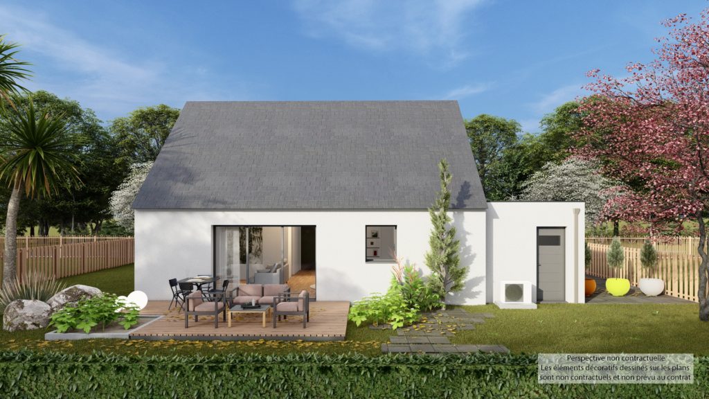 Maison+Terrain de 3 pièces avec 2 chambres à Evran 22630 – 200750 € - GESC-26-05-29-49