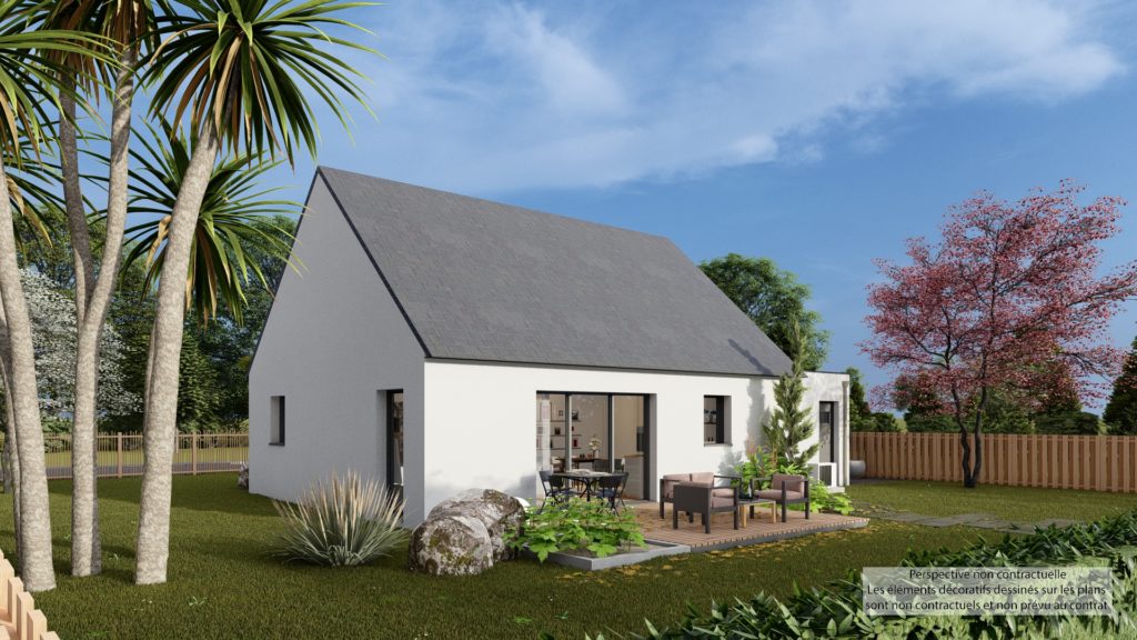 Maison+Terrain de 3 pièces avec 2 chambres à Evran 22630 – 200750 € - GESC-26-05-29-49
