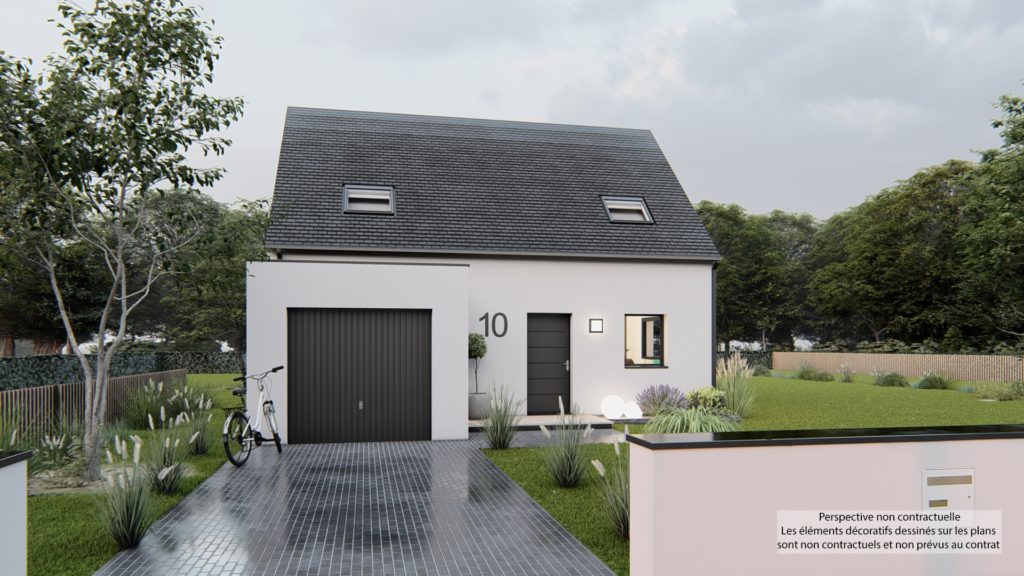 Maison+Terrain de 4 pièces avec 3 chambres à La-Richardais 35780 – 422450 € - GESC-26-05-29-66