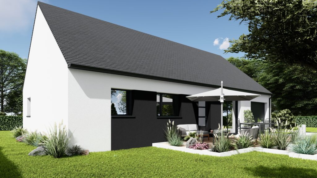 Maison+Terrain de 4 pièces avec 3 chambres à Pleurtuit 35730 – 342670 € - GESC-26-06-08-10