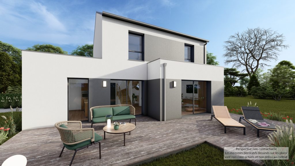 Maison+Terrain de 5 pièces avec 4 chambres à Le-Hingle 22100 – 277352 € - GESC-26-06-08-41